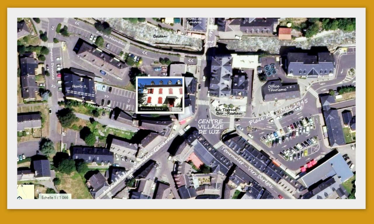 吕兹-圣索沃尔Le Flores Idealement Situe Centre Luz Appart T3 6 Personnes Parking公寓 外观 照片
