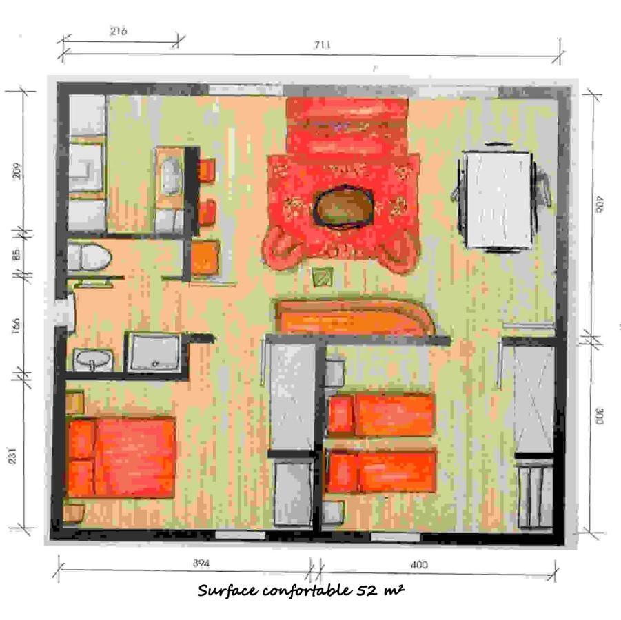 吕兹-圣索沃尔Le Flores Idealement Situe Centre Luz Appart T3 6 Personnes Parking公寓 外观 照片